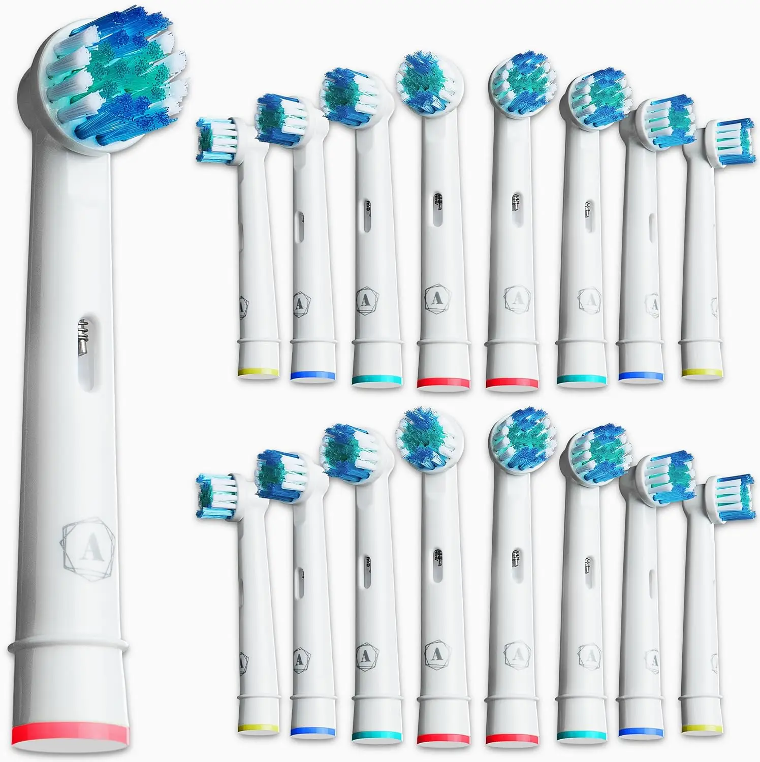 Do elektrycznej szczoteczki sonicznej Oral-B Fit Advance Power/Pro Health/Triumph/3D Excel/Vitality 4/8/16 sztuk wymienne główki do szczoteczek
