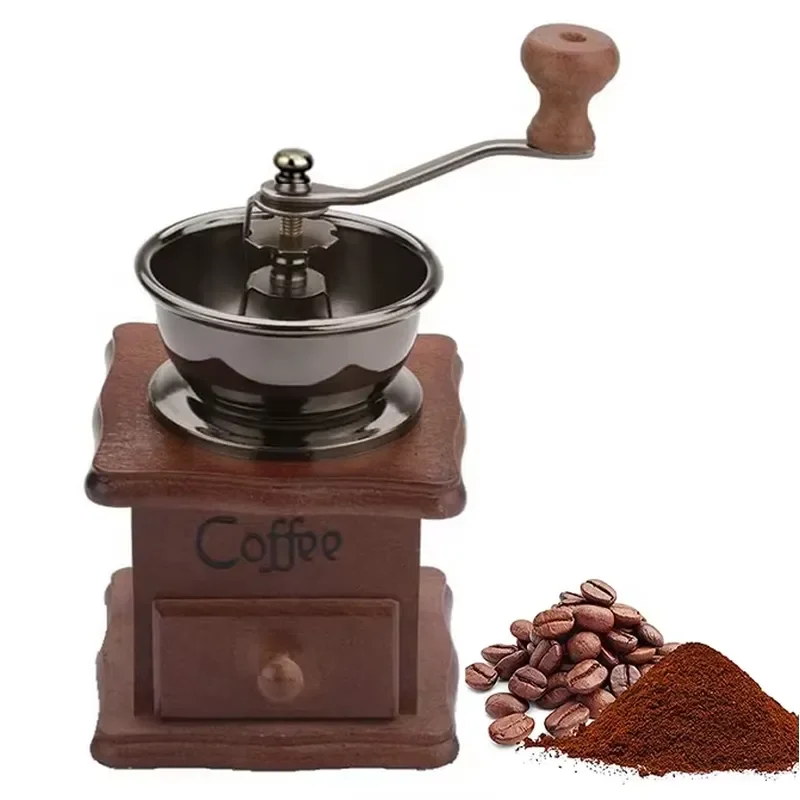 Manual Coffee Bean Grinder Portable Hand Crank Mill for Home Brewing Fresh Ground Powder Kitchen Tool Gift for Coffee Lovers