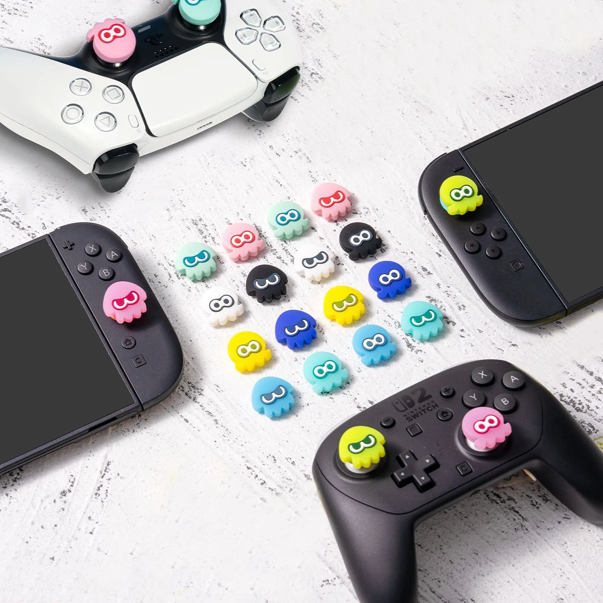 Silicone Joystick Thumb Grip Cap Cover For Switch 2/NS Pro G