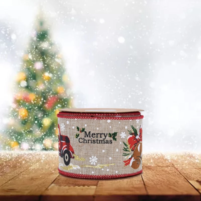 Ribbon For Gift Wrapping DIY Christmas Party Decoration Wrapping Decor