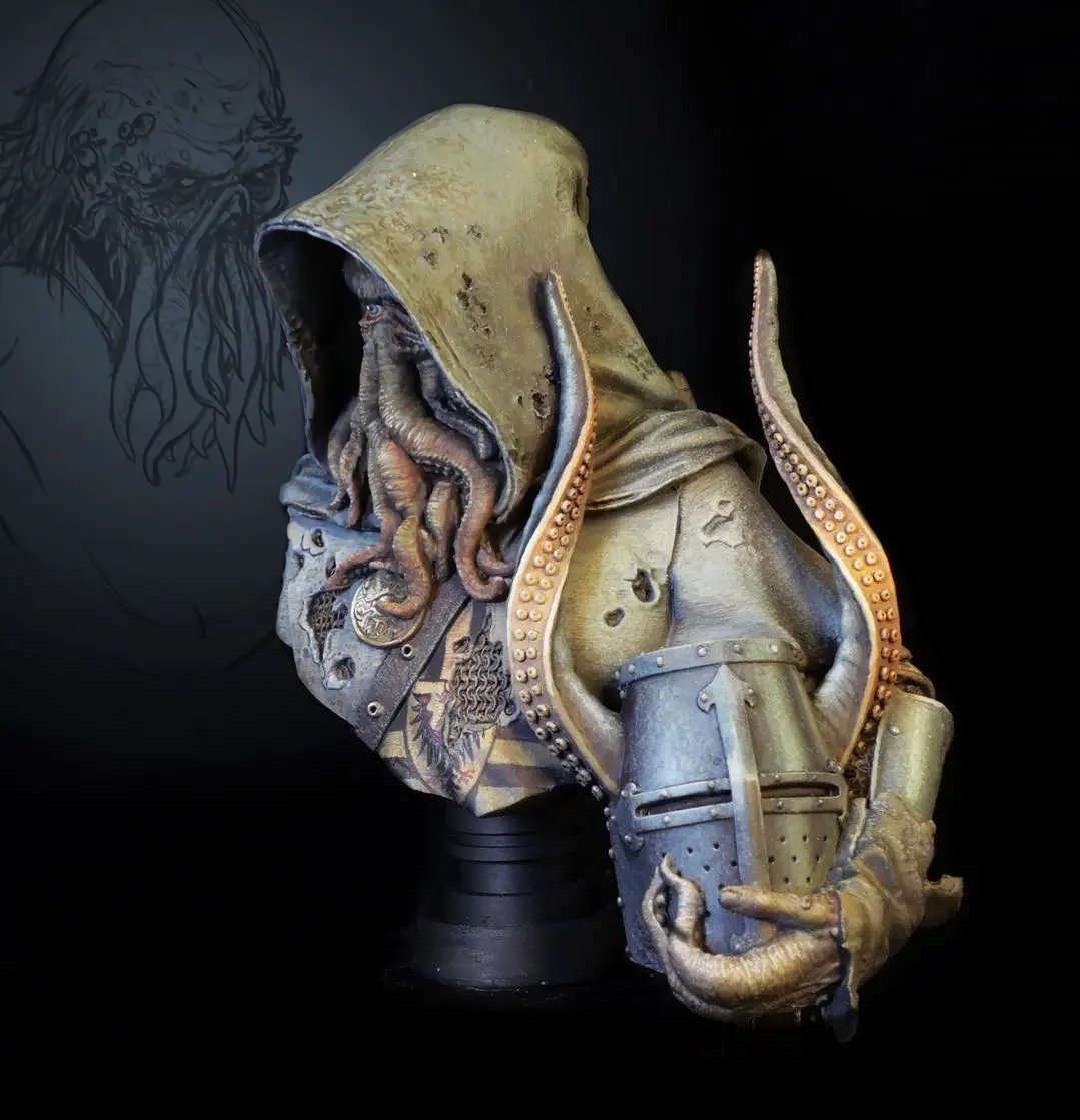 1/12 Модель бюста из смолы GK, комплект в разобранном и неокрашенном виде