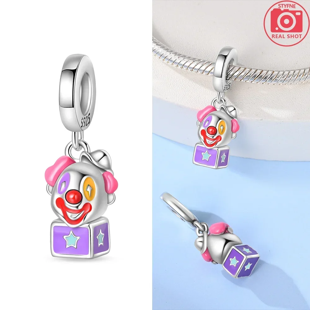 925 Sterling Silver Magic Box Charms Beads Fit Original Bracelets Bag Keychain Charms Beads Pendant Diy Women Jewelry Gift