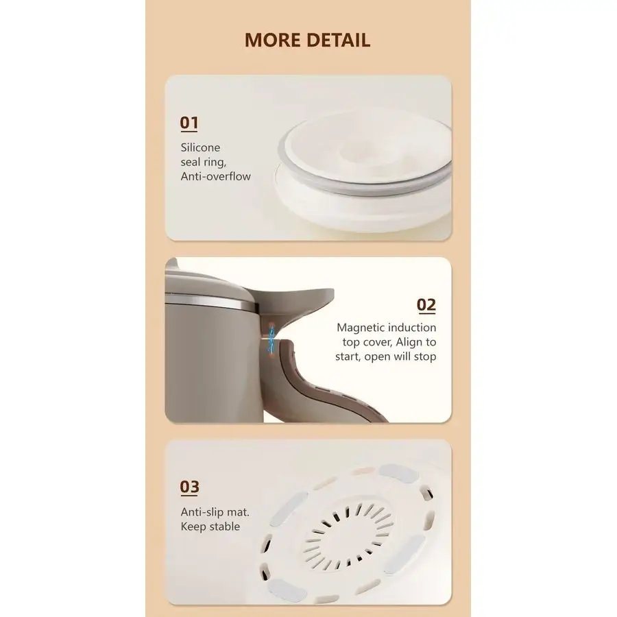 Macchina per il latte di noci, capacità 40,5 once 1200 ml, mandorle fatte in casa, avena, cocco, soia, latte a base vegetale, frullatore automatico con avvio ritardato