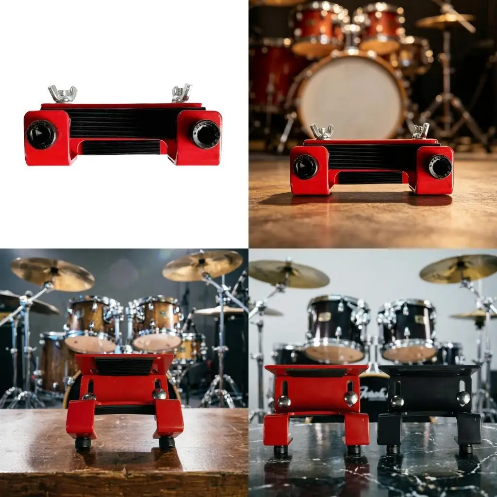 

Light Weight Bass Drum Platform Lift Risers Instrument Musical Rack Holder for Improved Ergonomics and Playing Experience 24BD
