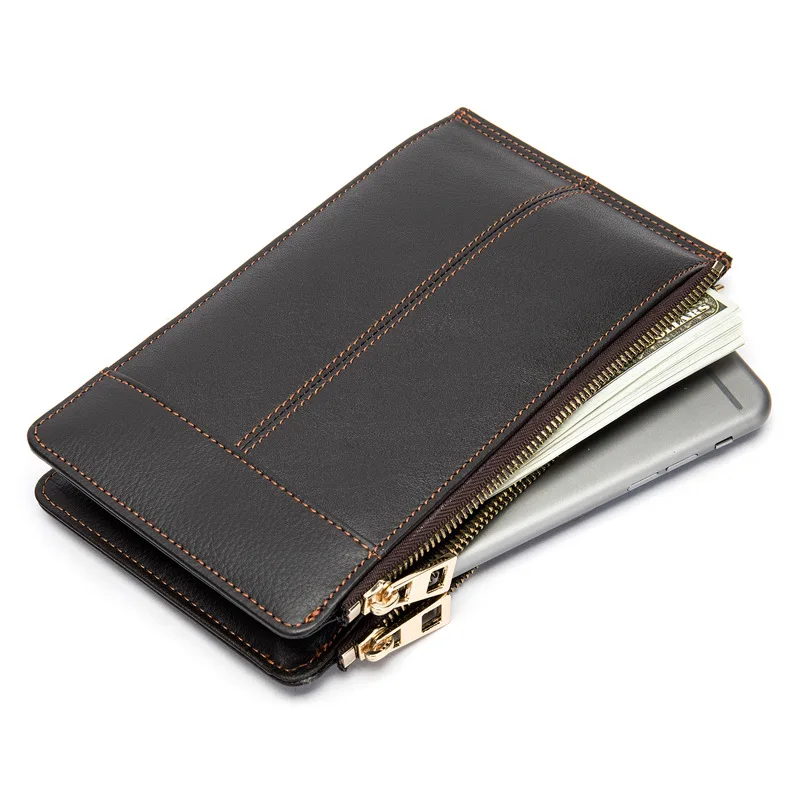 

MVA Vintage Card Holder Multi-card Credit Holder Document Card Bag Multi-functional Coin Purse Cell Phone Bag Wallet