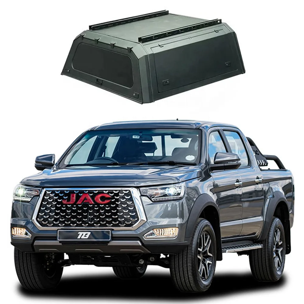 

Truck Camper Black Canopy 4X4 Pickupk Truck Canopy Customizable for JAC-T8