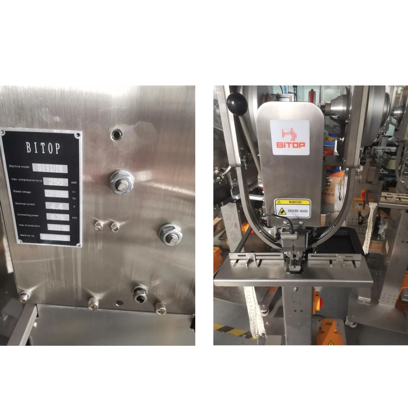 DE93/2K Full Automatic Snap Button Attaching Machine With Servo Motor