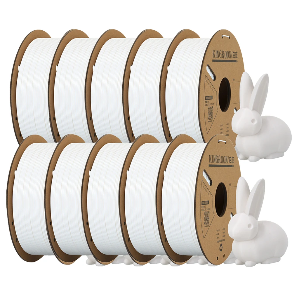 KEEPANG PLA-filament 1,75 mm 3D-printerfilament 5/10 rollen 3D-printen kunststof 100% geen bel voor FDM 3D-printer MIX