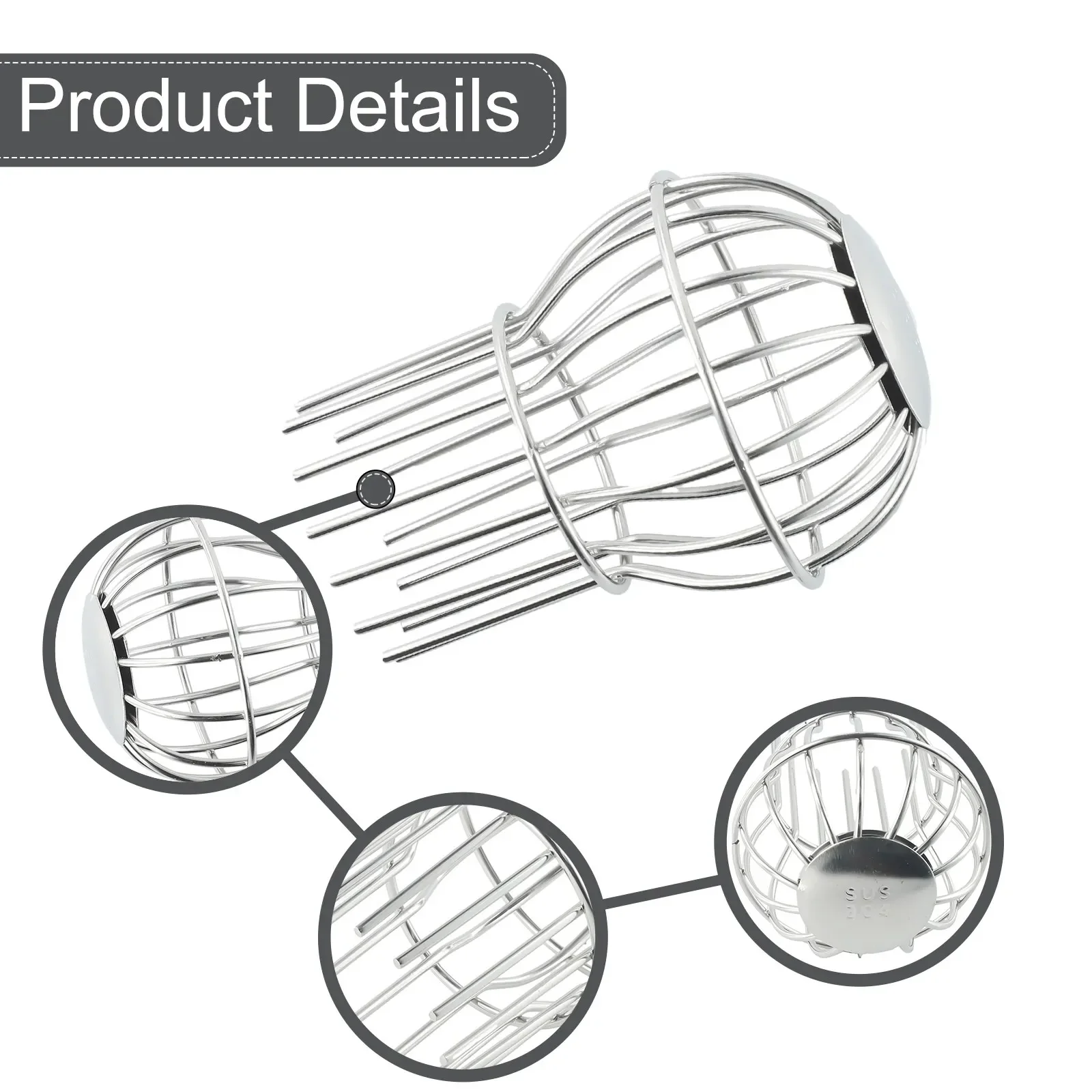 Floor Drain Roof Drain Net Cover Drainage Ditch Mouth Easy To Install 1 Pc 304 Stainless Steel 50mm/75mm/110mm/160mm