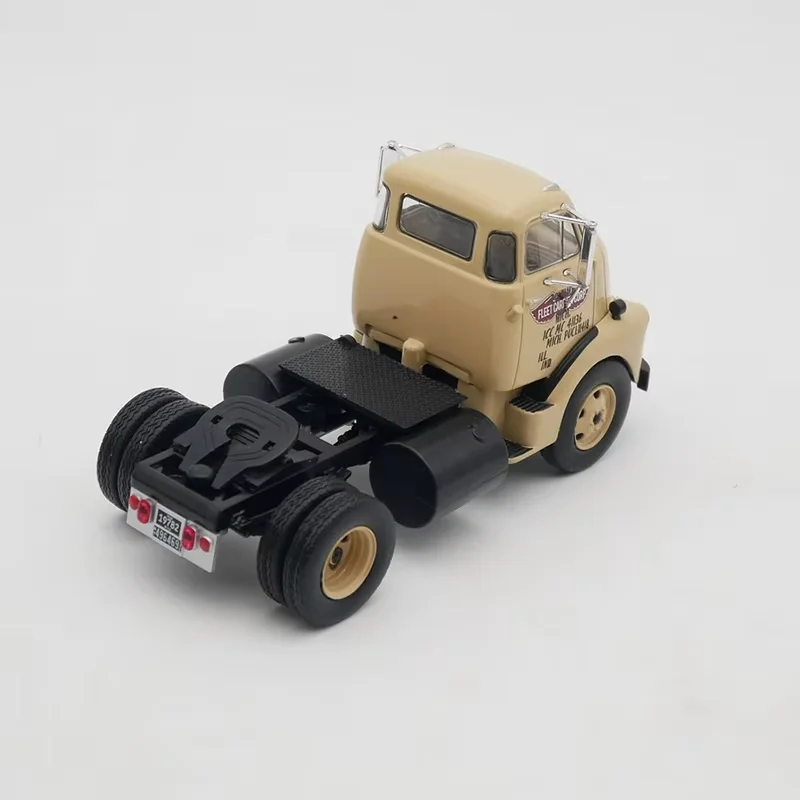 IXO Scala 1:43 GMC COE Carrier Rimorchio Modello di auto in lega Collezione statica Decorato Regali di festa Giocattoli