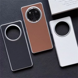 Case For Honor X9C Magic 7 Lite 5G Case Slim Matte Leather Hard Phone Back Cover Stylish Electroplate Shell Shockproof Bumper