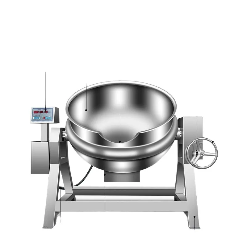 

Peanut Crisp Processing Equipment, Electric Heating Stirring Wok, Boiling Sugar to Make Melon Seed Crisp Machine