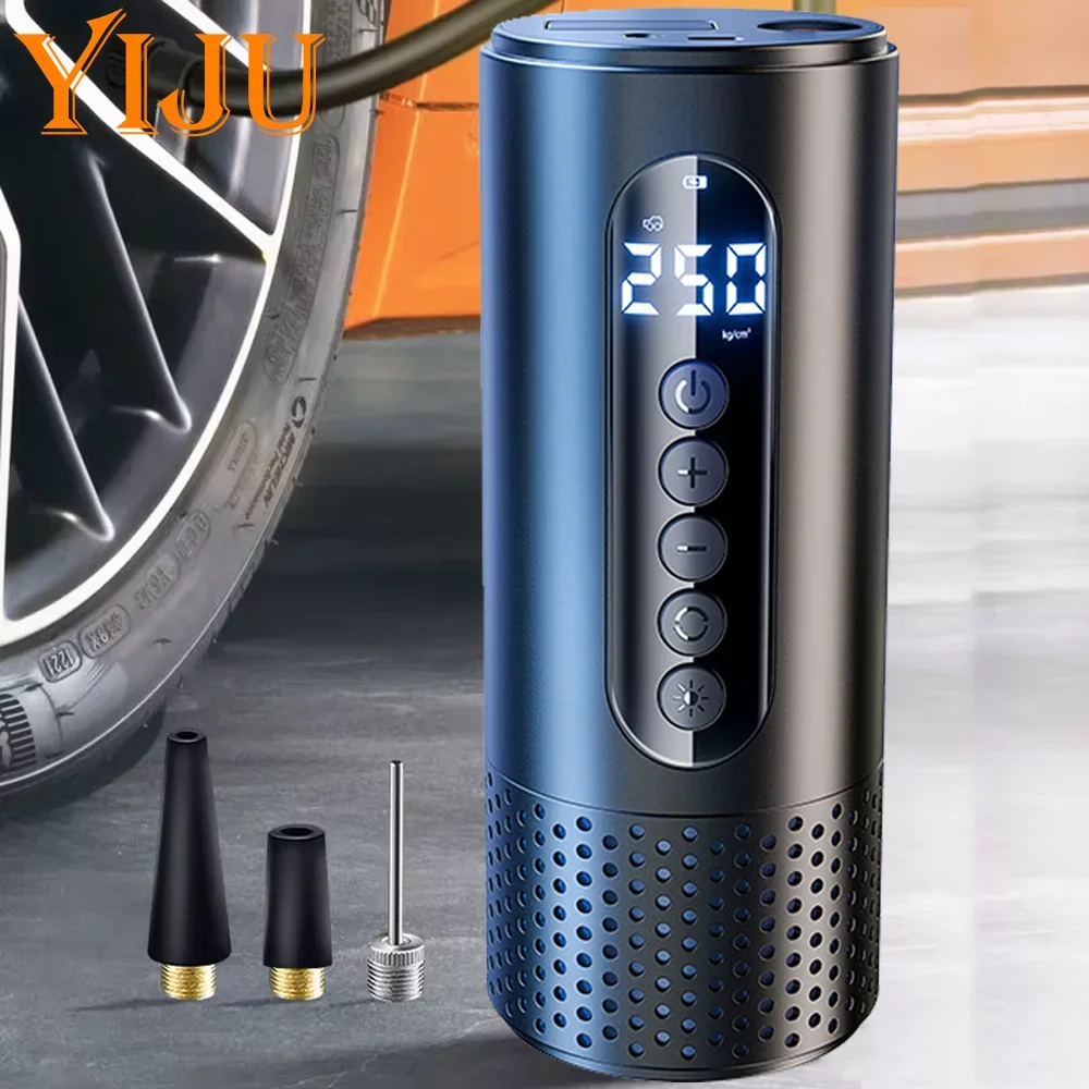 Portable Wireless Car Inflation Pump Quick Charging High Pressure Air Pump For Motorcycle Tire Inflation And Vehicle Air Supply