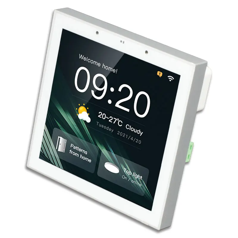

Новый продукт 86 Вт Tuya Smart Home Gateway 4-дюймовый настенный усилитель Android 11 Digital