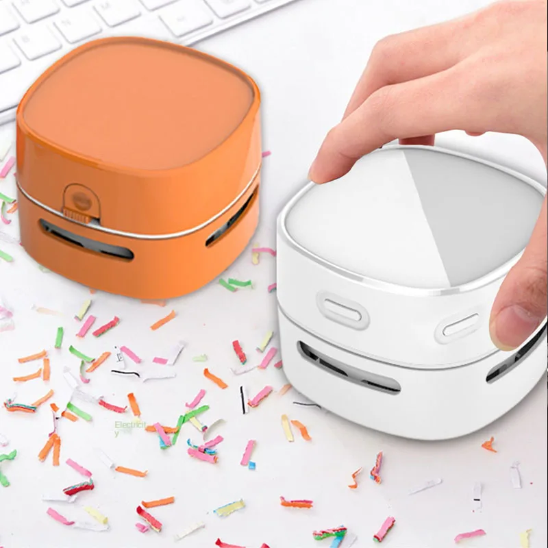 Desktopreiniger Mini Fan Uw krachtige stofzuiger Rubberen stof toetsenbord stofverwijderaar