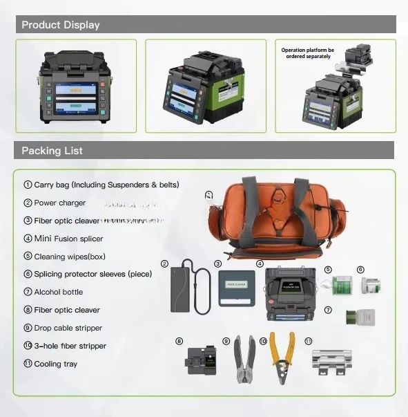 Fusionadora Komshine FX-37 FX-39 GX-39 EX39 FX39 الانصهار جهاز الربط البصري التلقائي جهاز الربط آلة لحام الألياف الضوئية السعر #5