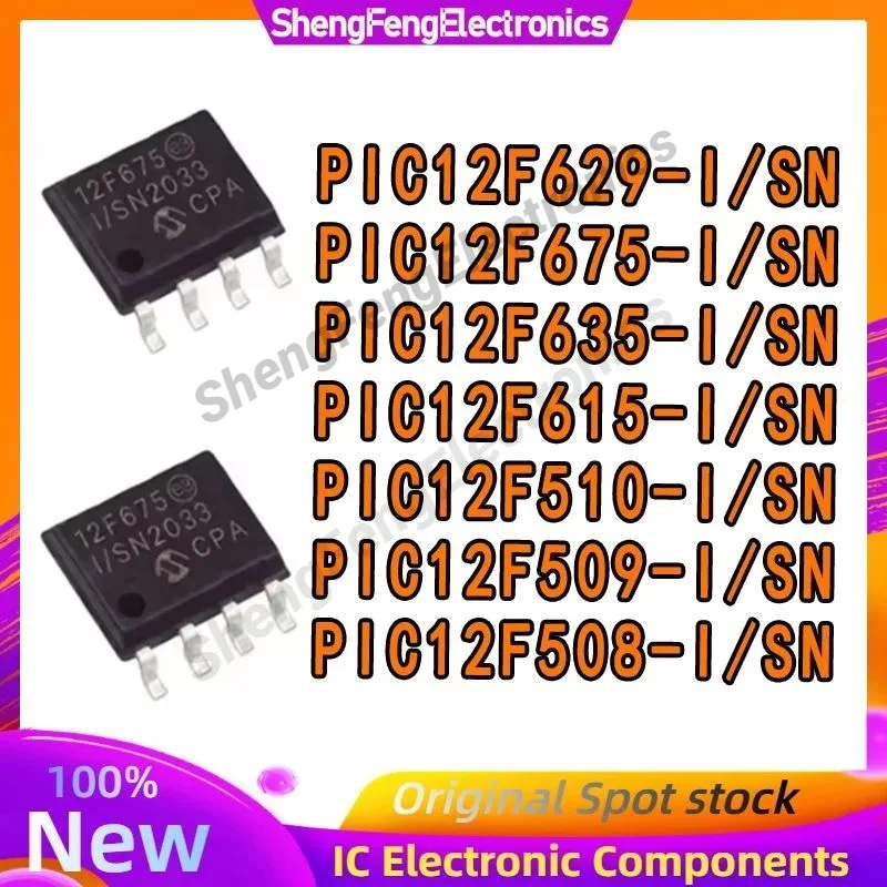 

PIC12F508-I/SN PIC12F509 PIC12F510 PIC12F615 PIC12F629 PIC12F675 PIC12F635-I/SN PIC12F675 PIC IC MCU Chip SOP-44 in stock