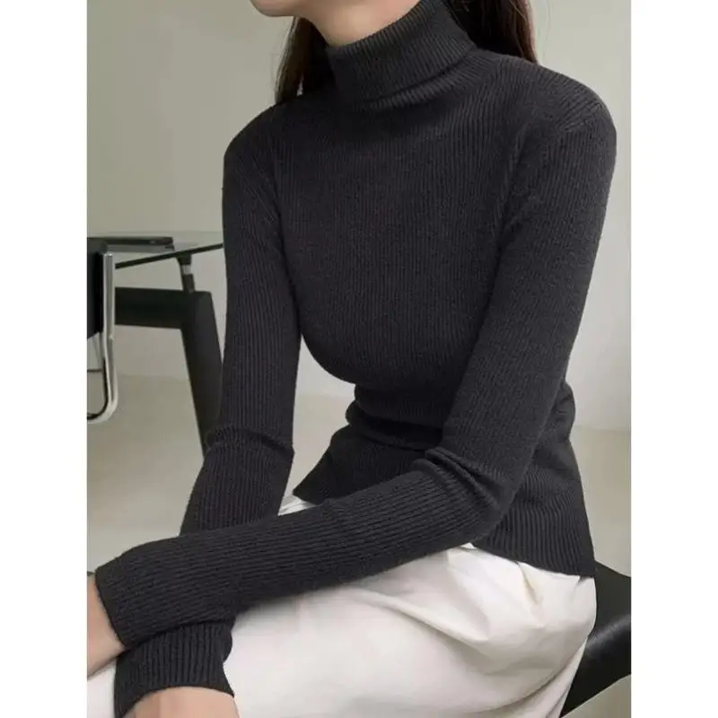 

High Ne Knitted Sweater Casual Busin Wear New Model U 3660 Comfortable Coolmax Fiber Mid-aged And ly Women Ciwalk