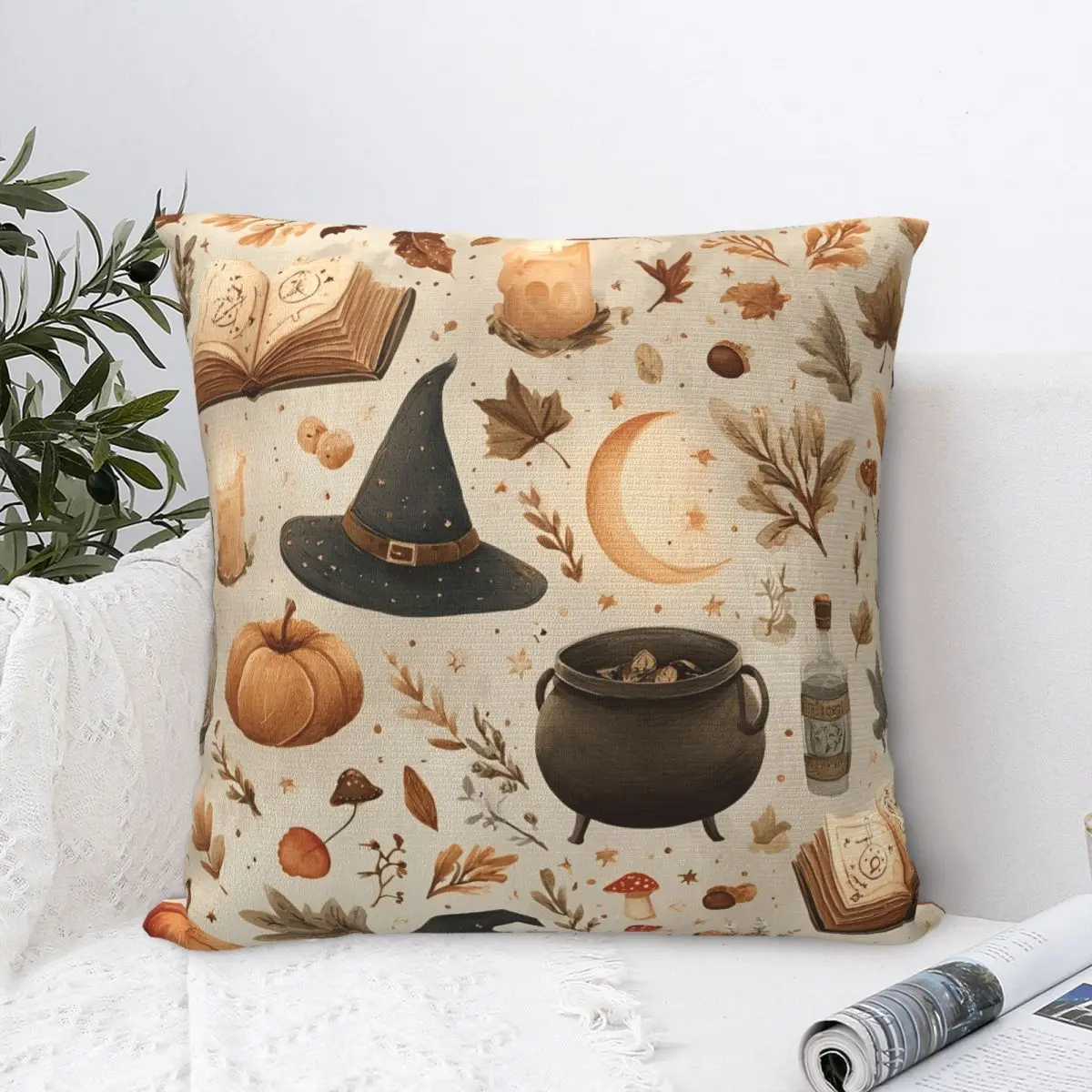 

Halloween Pumpkin Pattern Pillow Case Cushion Cover Polyester Graphic Pillow Cover Funny Pillowcases For Sofa Car Home Decor