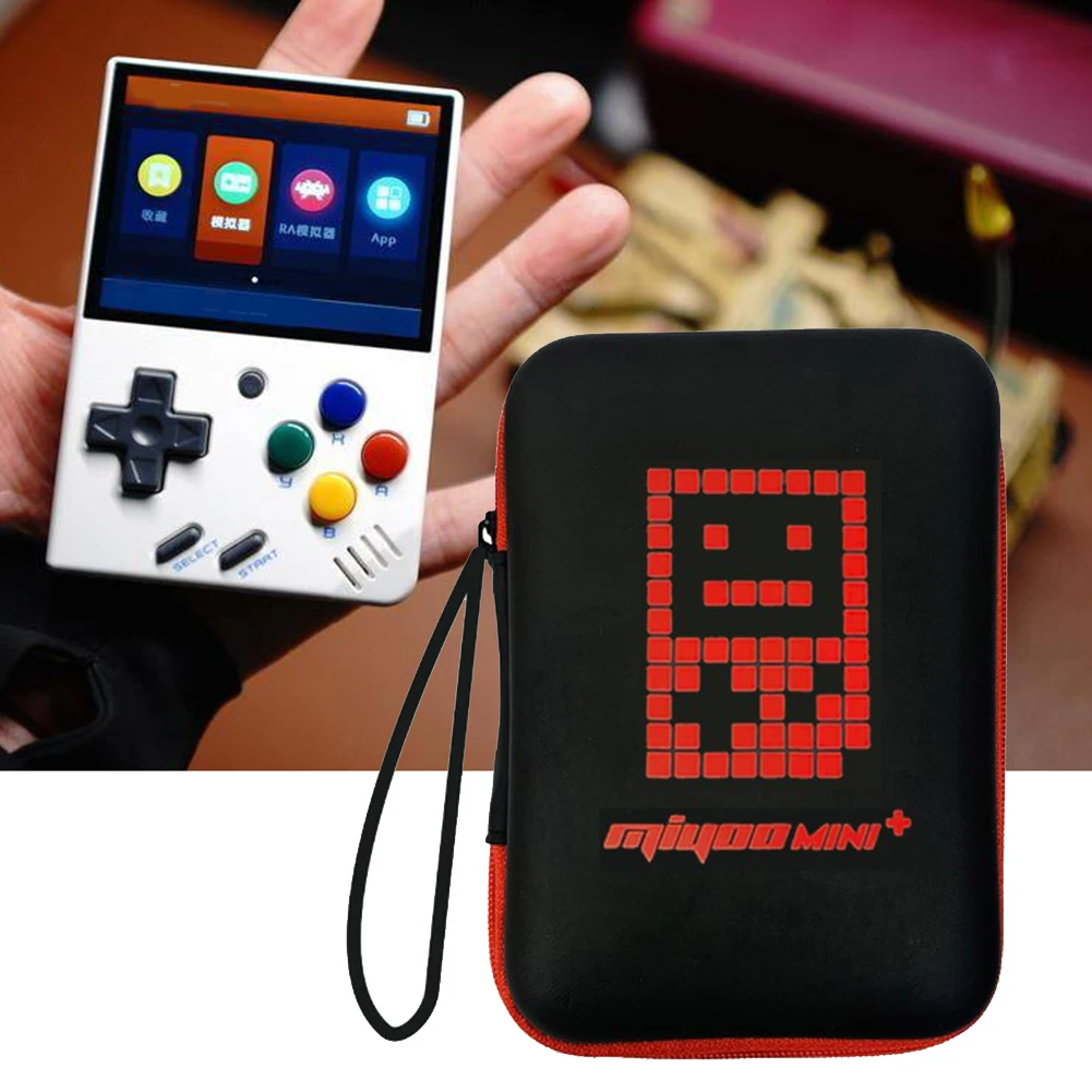 EVA Carrying Case Waterproof Multifunctional Game Console Protection Bag With Lanyard Lightweight for RG35XX