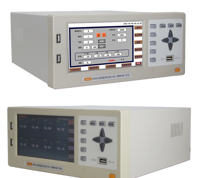 

High precision multi-channel temperature tester