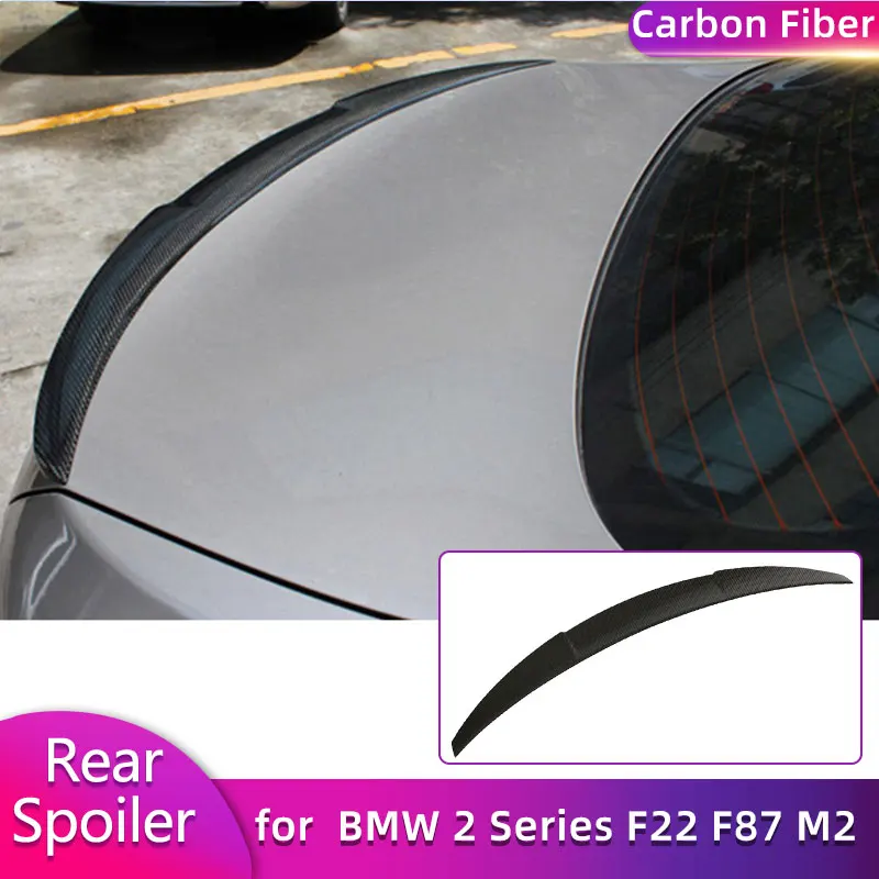 

Full Carbon Fiber Rear Trunk Spoiler Wings for BMW 2 Series F22 F87 M2 Coupe 2014-2018 Car Rear Spoiler Boot Wing Lip Body Kit