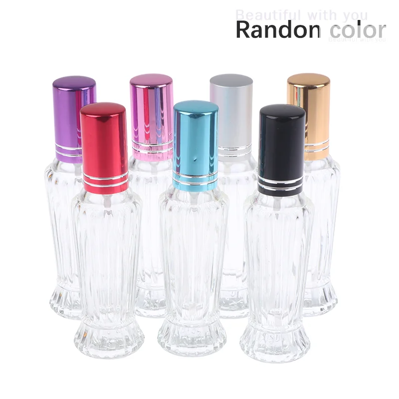 12ml Spray Bottles Gold Empty Containers Travel Portable Glass Perfume Bottle Atomizer Elegant Alcohol Ultra Mist Sprayer