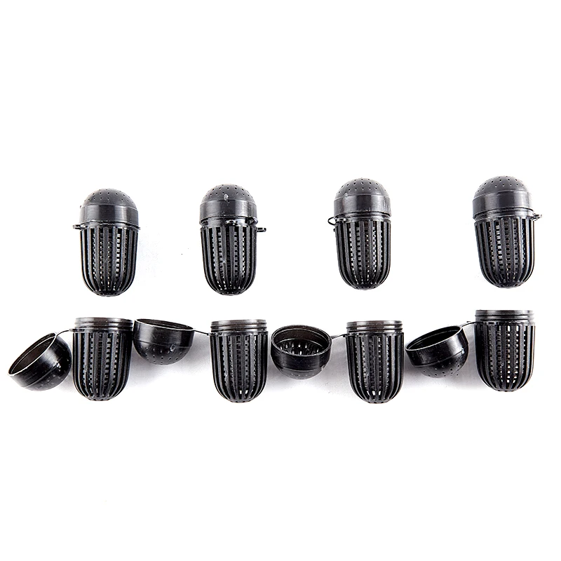 Mini Fish Bait Cage Feeder Fishing Lure Bag Shrimp Cage Lobster Baits Thread Ball Box Basket Feeder Holder Fish Tool Accessorie