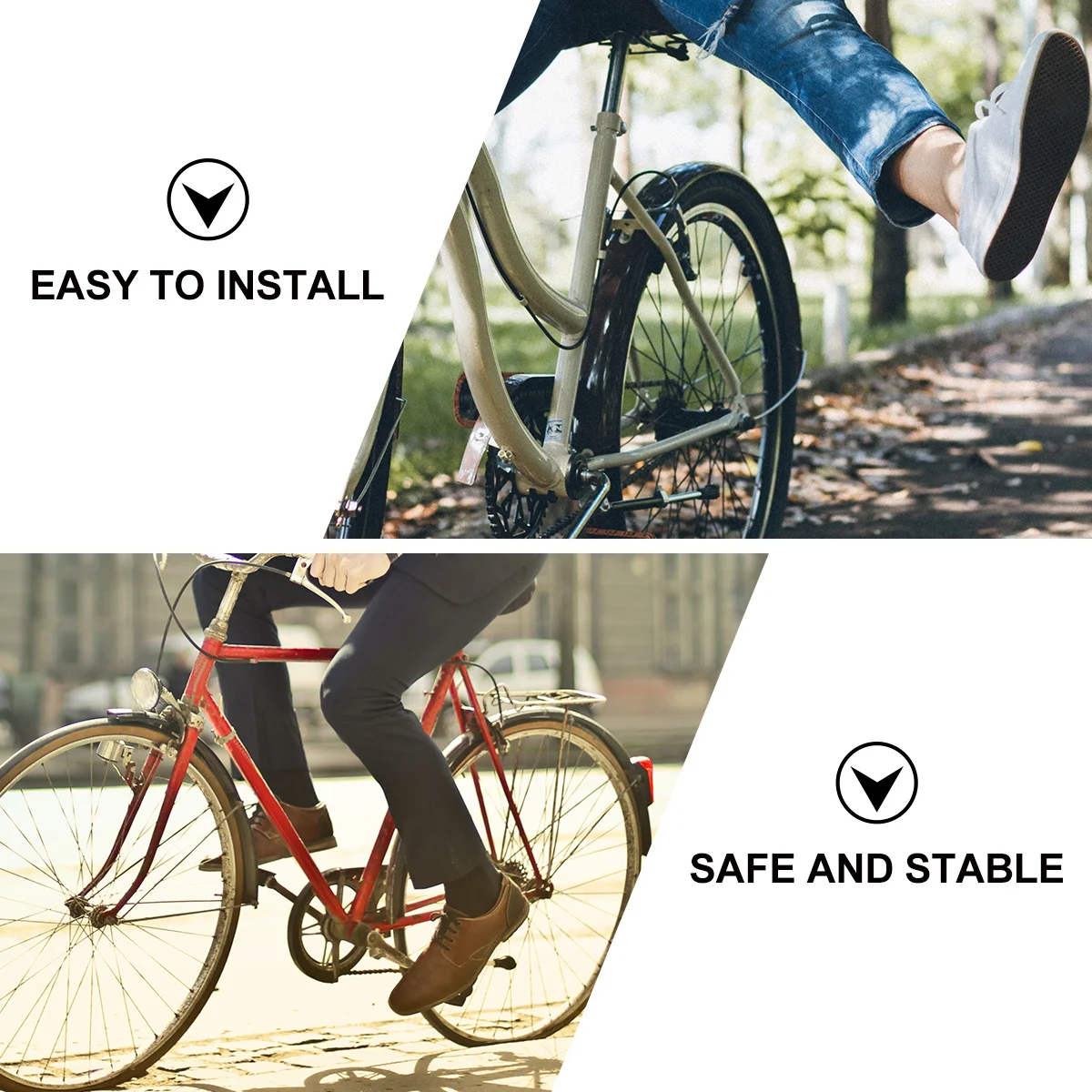 Bicycle Kickstand Durable Iron 20 Inch Perfect for Parking Cleaning Maintenance Storage Rack Floor Stand Bike Tool