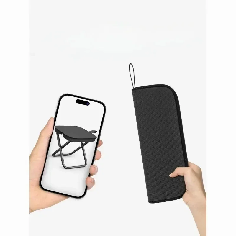 مقعد صيد خفيف للغاية، كرسي قابل للطي للتخييم في الهواء الطلق، مقعد سفر محمول، مناسب لحمل كرسي قابل للطي.