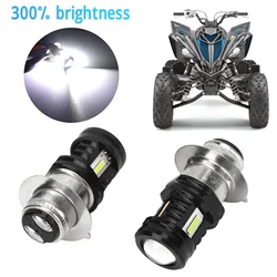 2 pz moto ATV LED lampadina del faro H6/P15D 120W faro abbagliante e anabbagliante per Yamaha ATV YFM350 400 450 660 700 Raptor