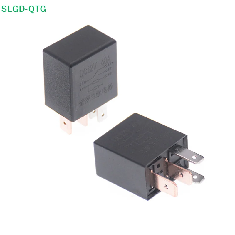 

(SLGD-QTG) 1PC Car Relay 40A Rated Current 1NO 1NC SPDT 4/5 Pins Car Automotive Alarm Relay 40 Amp DC 12V 40A