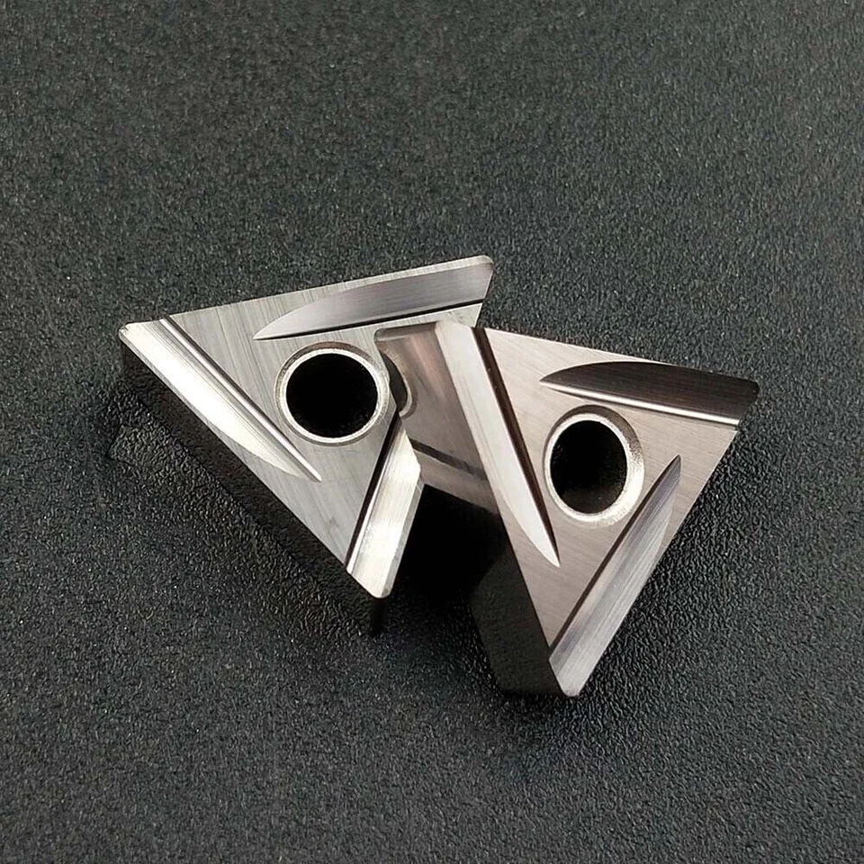 High-Gloss Cleaner Metal Ceramic Turning Blade/Triangular Double-Sided High-Precision Grinding Insert Tnmg160402/04/08R/L-2G for Mtjnr/L Tool Holder