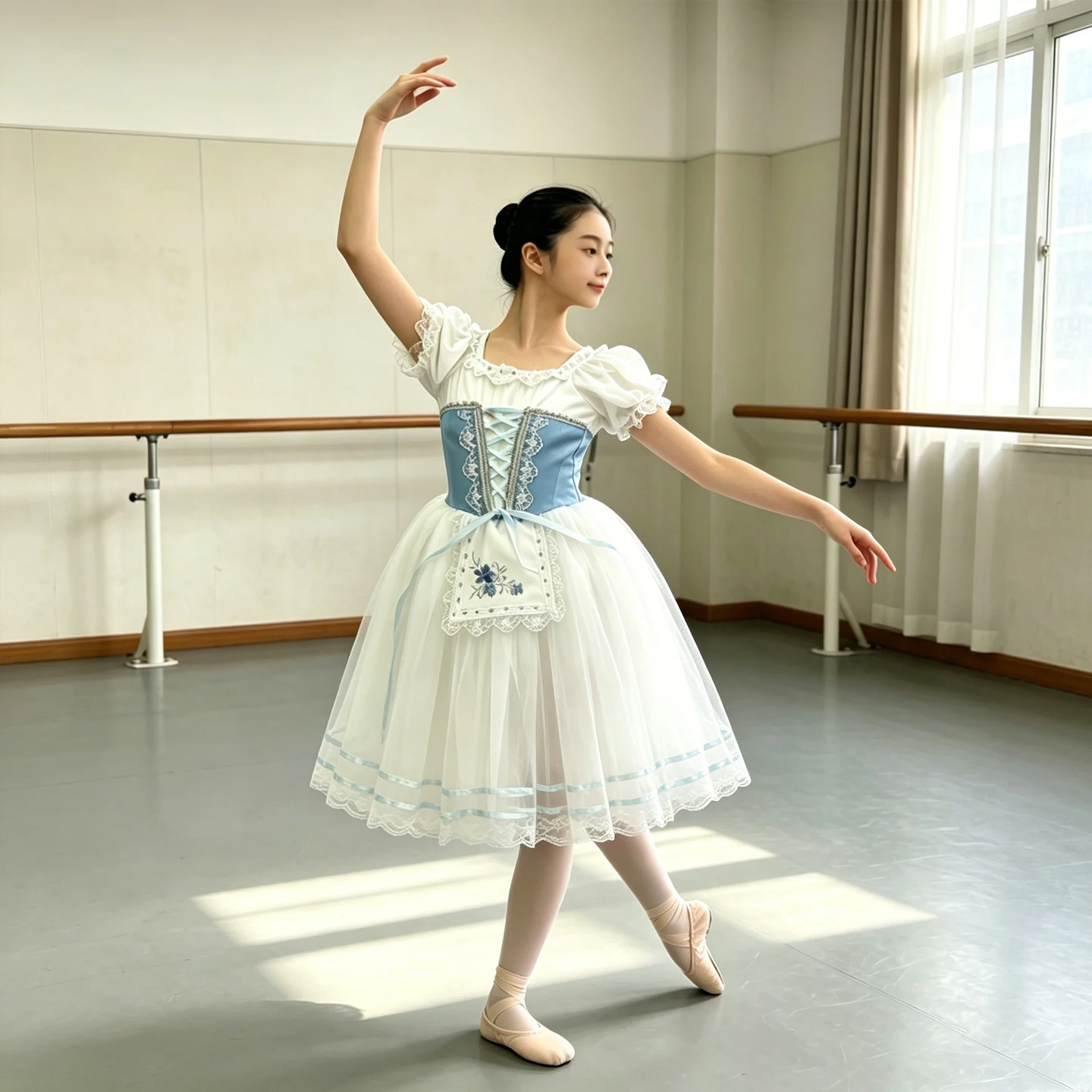 

Women Romantic Ballet Dress For Girls Professional Ballerina Dress Long Tutu Skirt Modern Dance Ballet Garment Dance Costumes