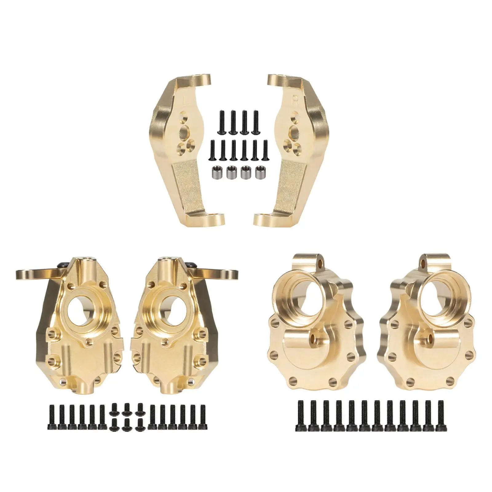 Portal Drive Housing 1:10 Scale Upgrade High Performance Practical Professional Steering Cup C Shaped Seat for TRX4 Traxxas TRX6