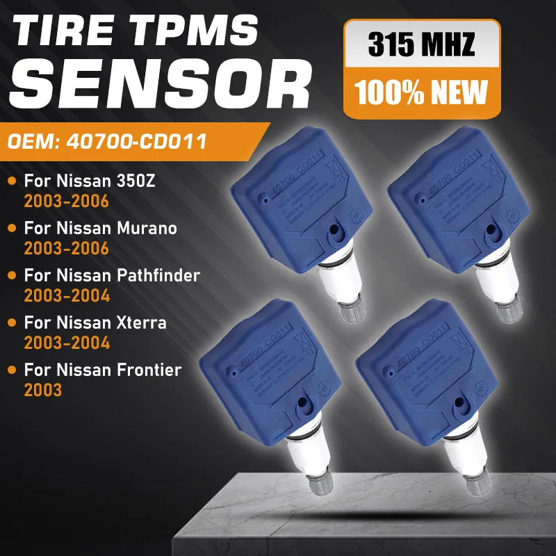 

TPMS For Nissan 350Z Nissan Murano 2003-2006 Nissan Pathfinder Nissan Xterra 2003-2004 Tire Pressure Sensor Nissan Frontier 2003