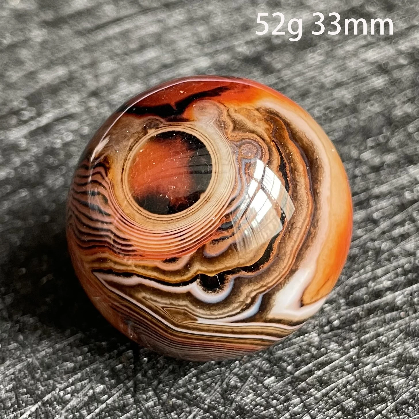 

Natural Stone Silk Agate Crystal Ball Colorful Quartz Sphere Carnelian Polished Rock Decor Healing