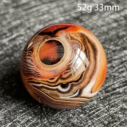 Natural Stone Silk Agate Crystal Ball Colorful Quartz Sphere Carnelian Polished Rock Decor Healing