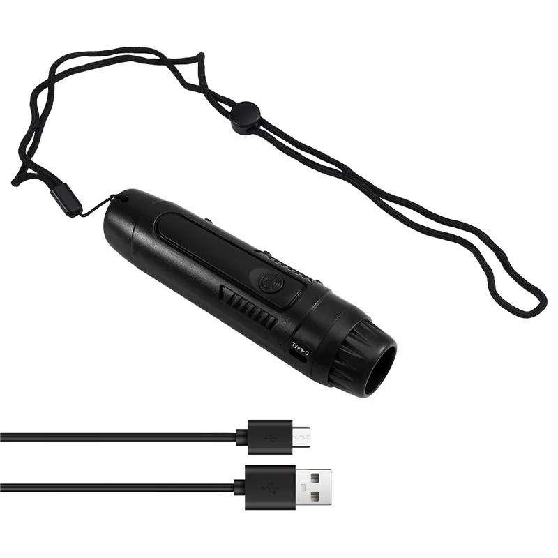 A73E-For Volleyball Soccer Sports Whistle- Reusable Electronic Handheld Whistle With Lanyard For Coaches, Referees, Teachers Bla
