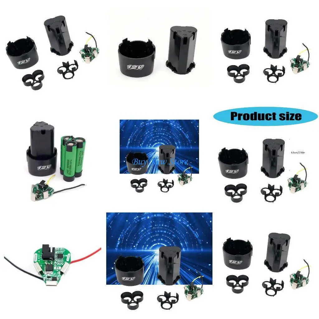 

20CE Shockproof Empty Battery Shell With Integrated Circuit Board For 18650 Batteries Overcharge Prevention Design