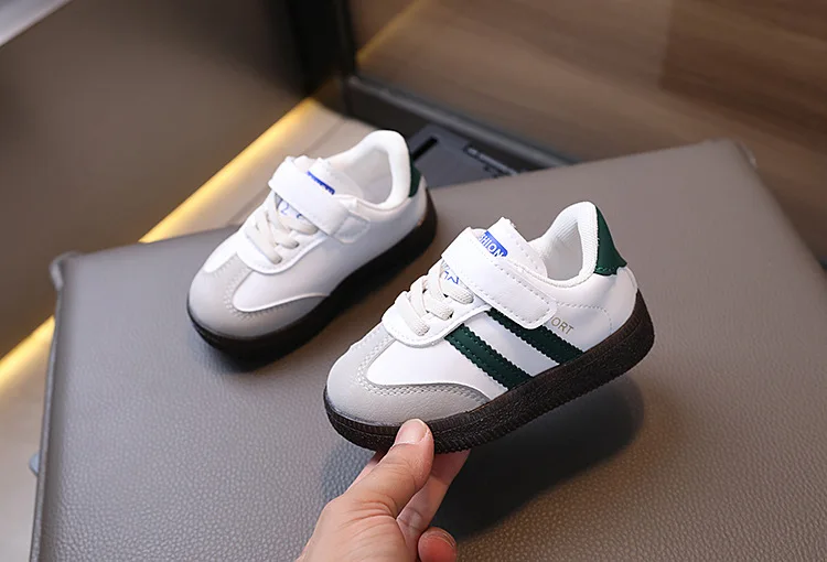 Kindersneaker für Babys, Jungen Sportschuhe, Kleinkinder Babyschuhe mit weicher Sohle, Erste Schritte Schuhe für Mädchen, Freizeitschuhe mit Klettverschluss, Outdoor-Schuhe, Neu – Detail 5