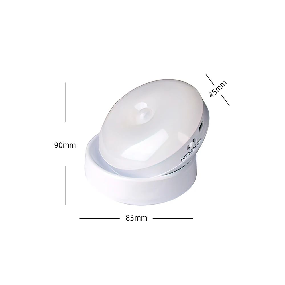LED Night Light USB Charging Intelligent Human Induction For Bedside Cabinet Home Wardrobe Lighting Motion Sensor Light led Lamp