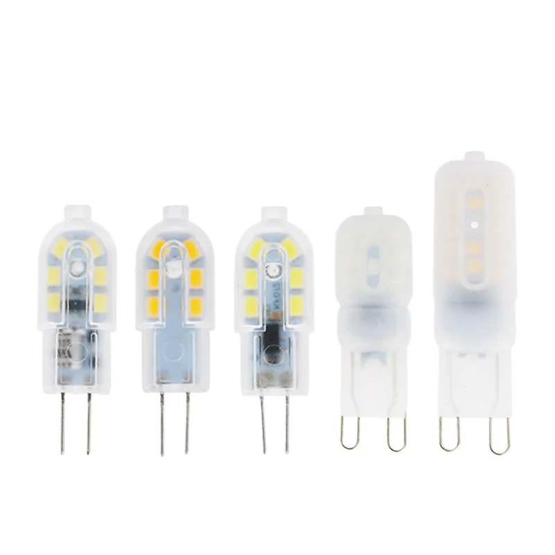 10 Pcs G9/G4 12V/220V LED Blub Replacement Halogen Lamp Bulb Corn SMD Super Bright LED Lamp for crystal chandelier kitchen study