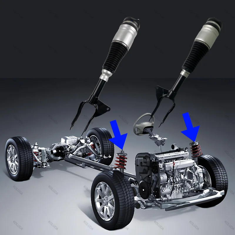 For Jeep Grand Cherokee WK2 Front Air Suspension Shock Absorber Strut Assembly 68253204AB 68253205AB Durable OEM Replacement