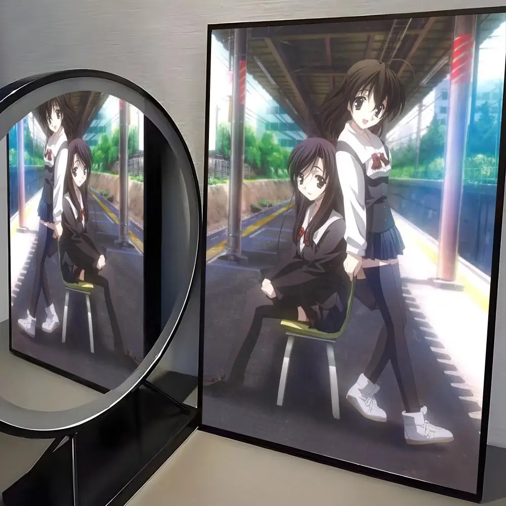 Anime School Days Poster HD, selbstklebende Wanddekoration für Zuhause, Büro, Wohnheim, Schlafzimmer und mehr, ideale Geschenkidee – Detail 18