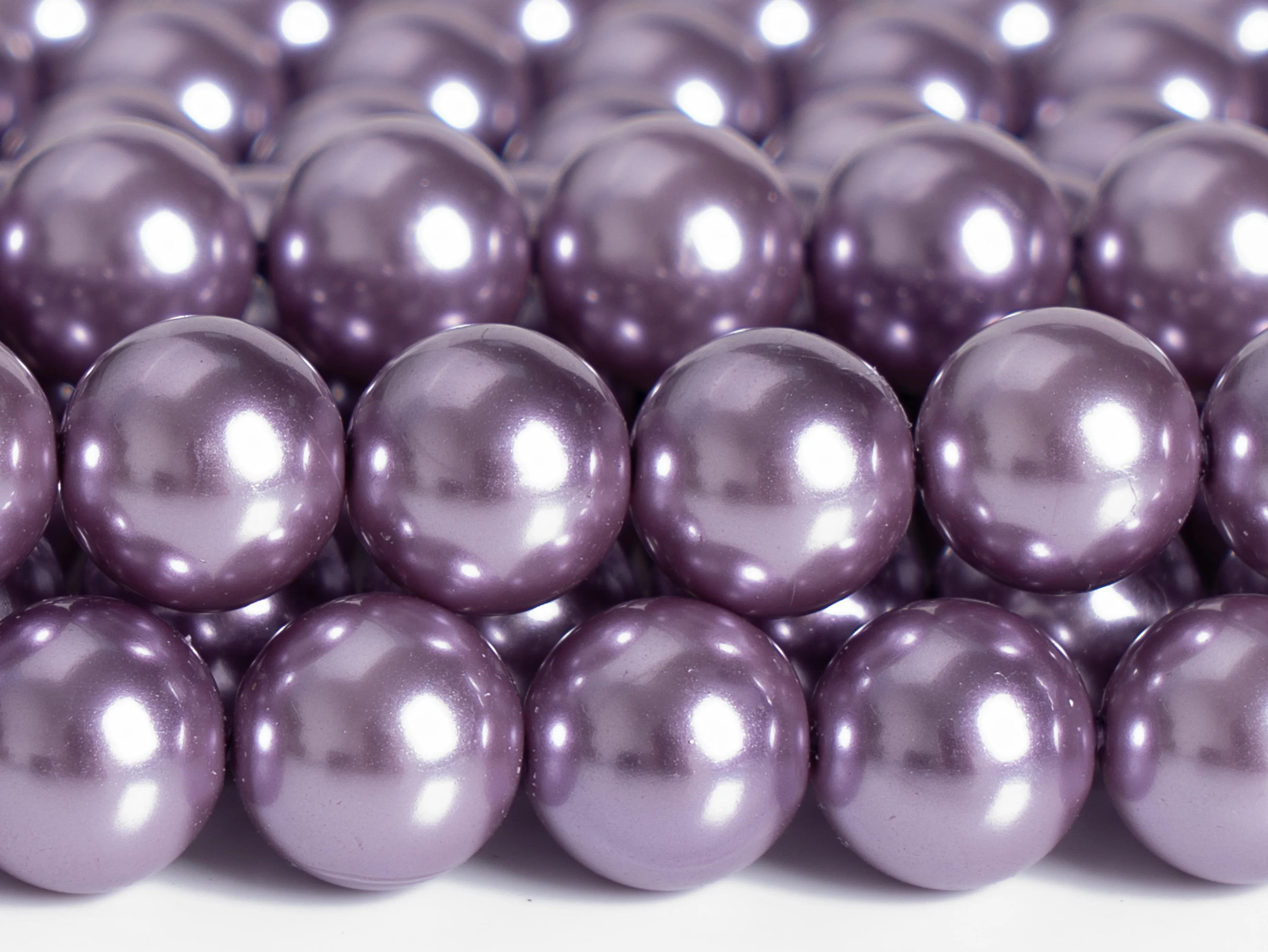 

Purple Imitation Pearl Beads Natural Loose Beads Smooth Round Shape Shell Pearl 4/6/8/10mm for DIY Bracelet Earrings Necklace