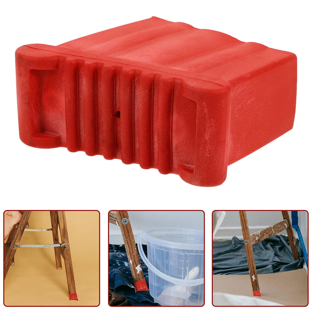 2 Pcs Ladder Boots Step Rubber Feet Stool Stabilizer Covers Legs Plastic End Caps