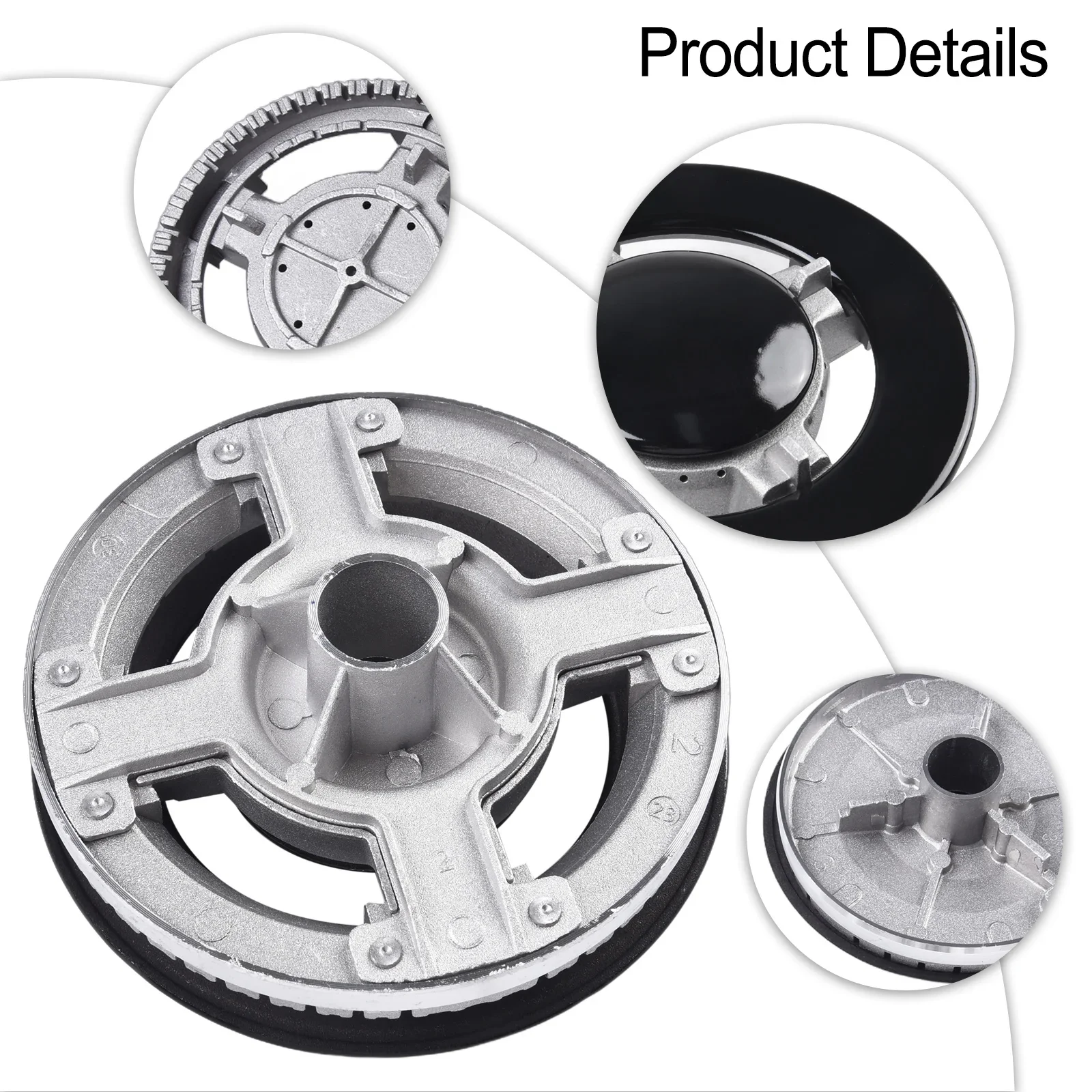 =Upgrade=Cooker Hat Set Oven Gas Hob For Kitchen For SABAF Stove Handles Lid Kit Iron Cover Flame Distributor Replacement Parts