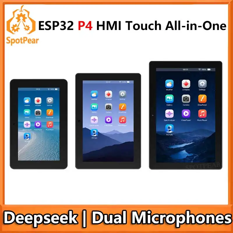 ESP32-P4-WIFI6 For Xiaozhi AI Development Board 7/8/10.1inch HMI Touch Screen All-in-One Compatible with Deepseek