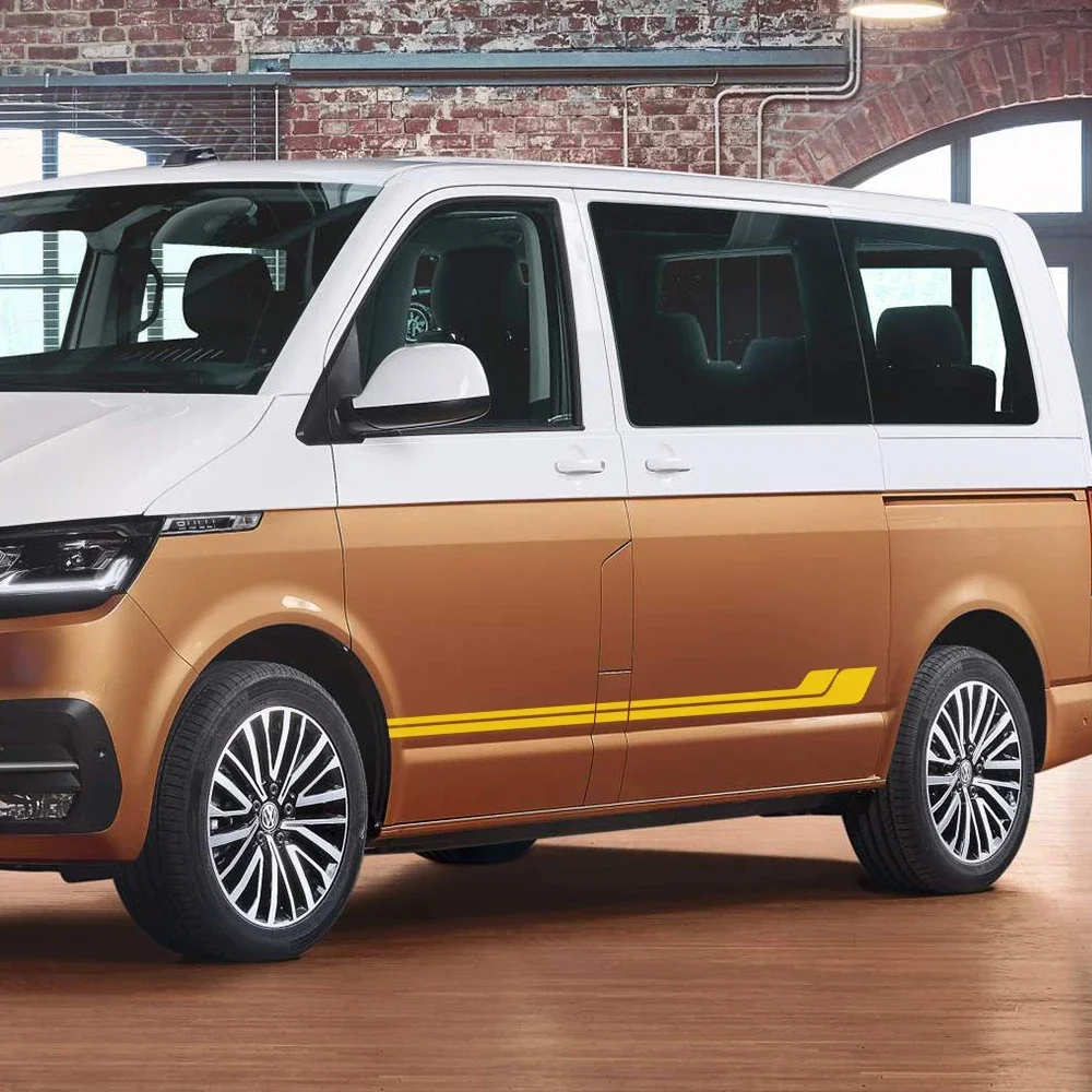 Creative Car Both Side Vinyl Sticker Auto Door Decal Body Decor AutoTuning Accessories For Volkswagen VW TRANSPORTER T4 T5 T6